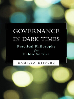 cover image of Governance in Dark Times